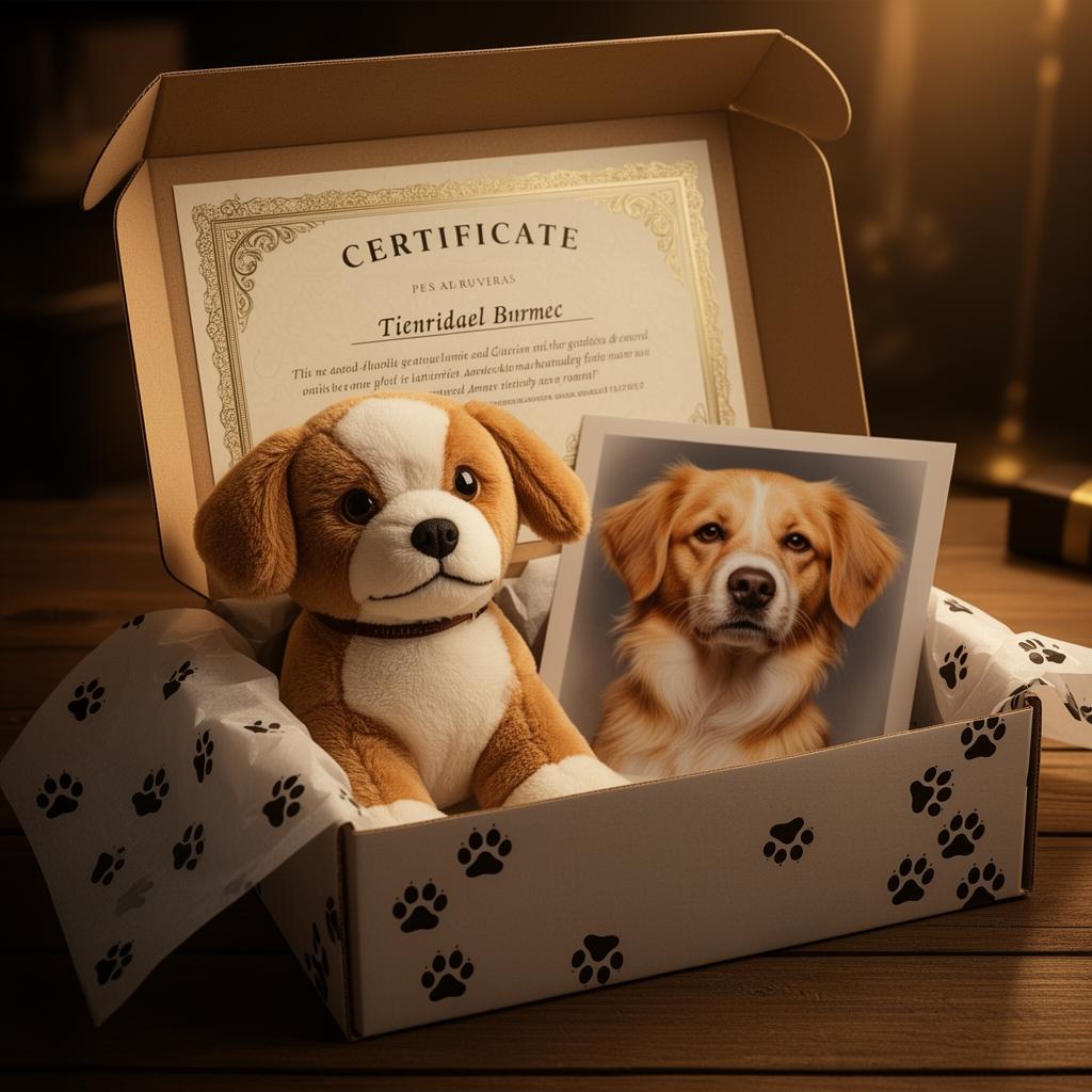 The Pup Party Plushie Experience premium gift packaging